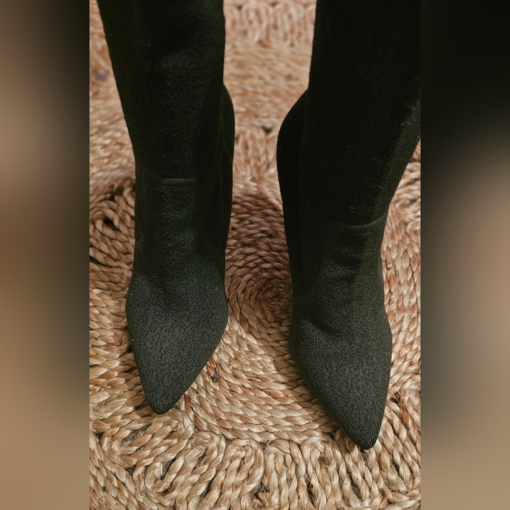 Army Green Sock Boots 8.5